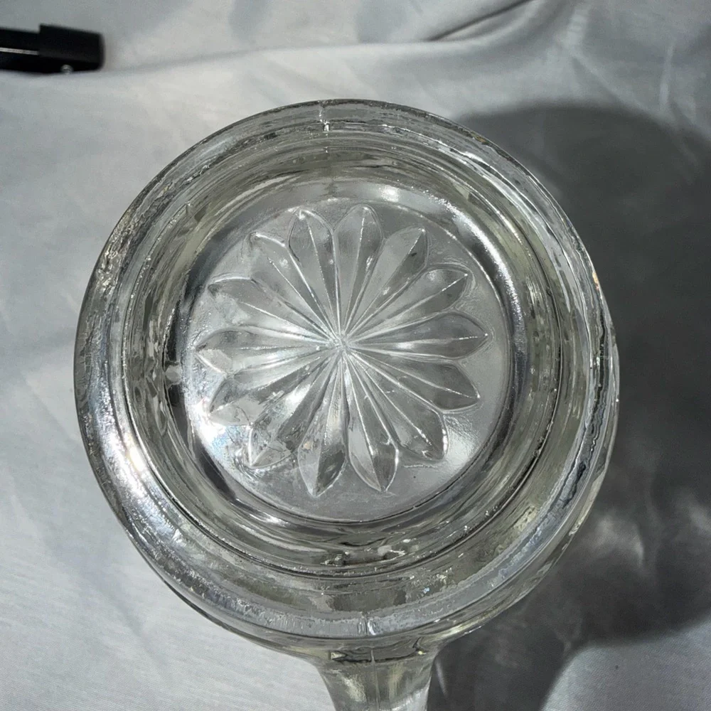 Vintage Anchor Hocking Star of David Glass Pitcher - Picture 6 of 10